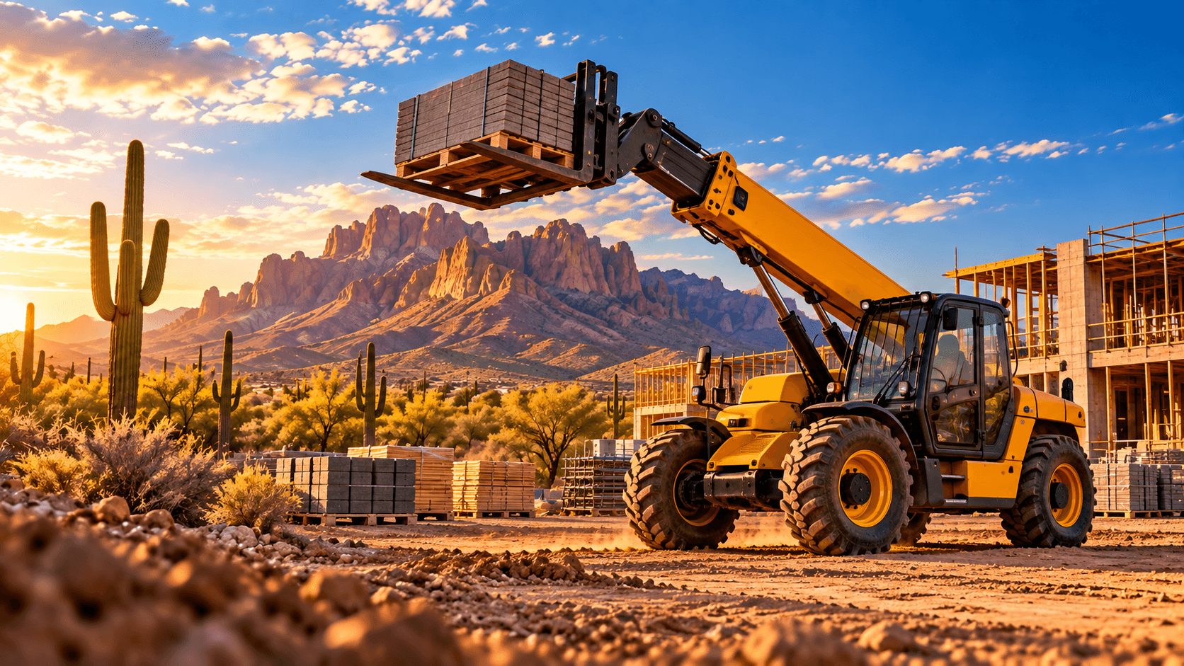 Construction equipment rental in Arizona